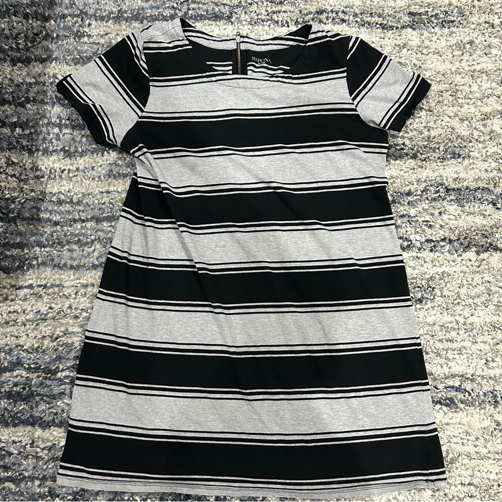 Striped t-shirt dress
